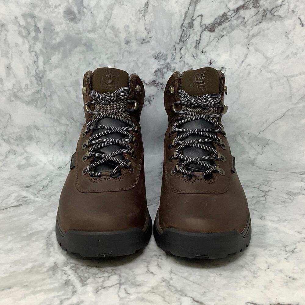 Timberland 10M Brown Full Grain White Ledge Waterproof Mid Hiker Boots P1-24 - Picture 3 of 9